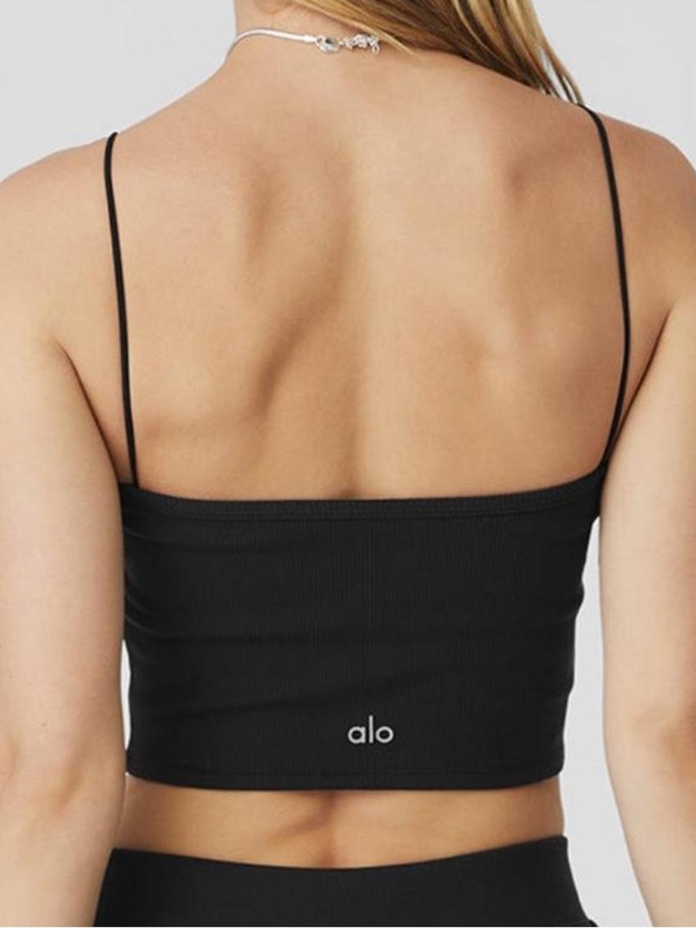 Alo Yoga Goddess Ribbed Bandeau Top M